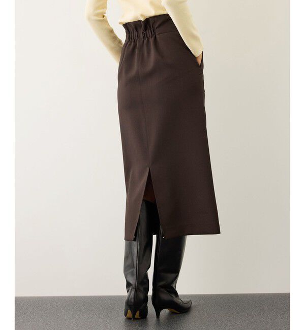 ROPE「[美人スカート]ダブルクロスポケット付きタイトスカート/イージーケア・26SS」|スカート|