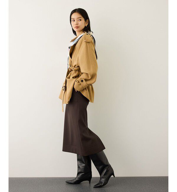 ROPE「[美人スカート]ダブルクロスポケット付きタイトスカート/イージーケア・26SS」|スカート|