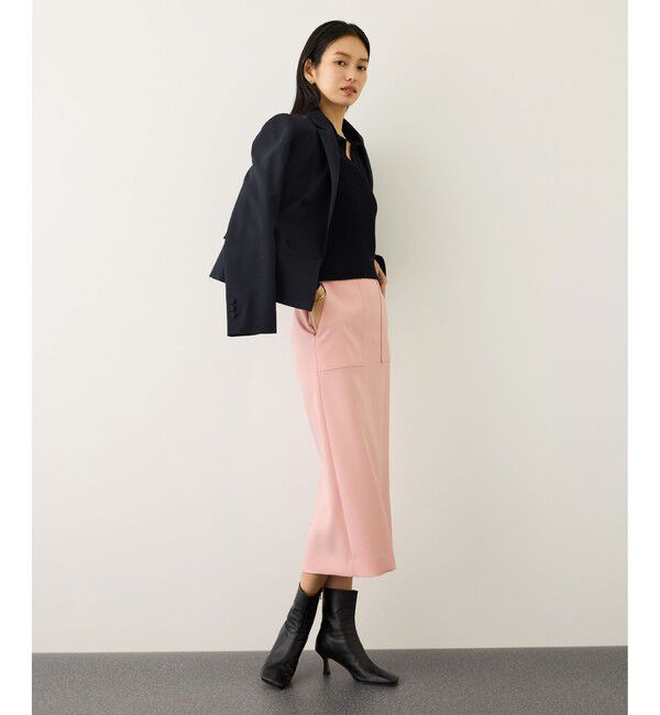 ROPE「[美人スカート]ダブルクロスポケット付きタイトスカート/イージーケア・26SS」|スカート|