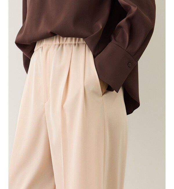 ROPE「イージータックワイドパンツ/セットアップ対応・イージーケア」|チノ|