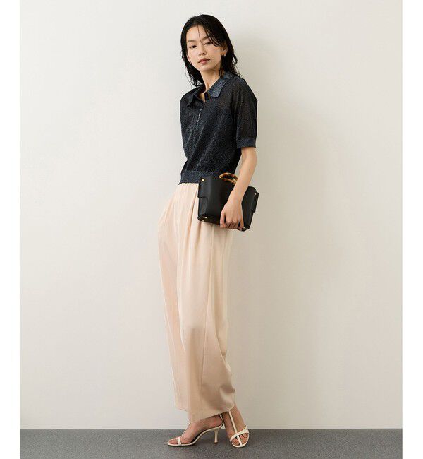 ROPE「イージータックワイドパンツ/セットアップ対応・イージーケア」|チノ|