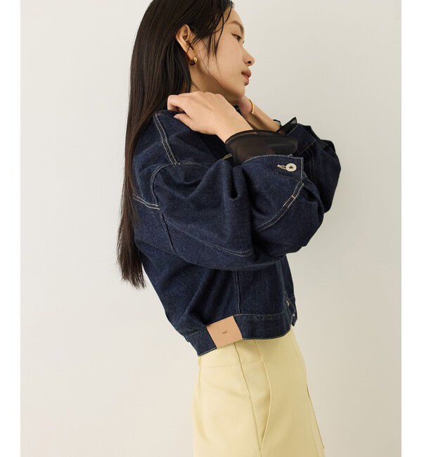 ROPE「シアーフレア袖ドッキングカットソー/イージーケア」|Tシャツ・カットソー|