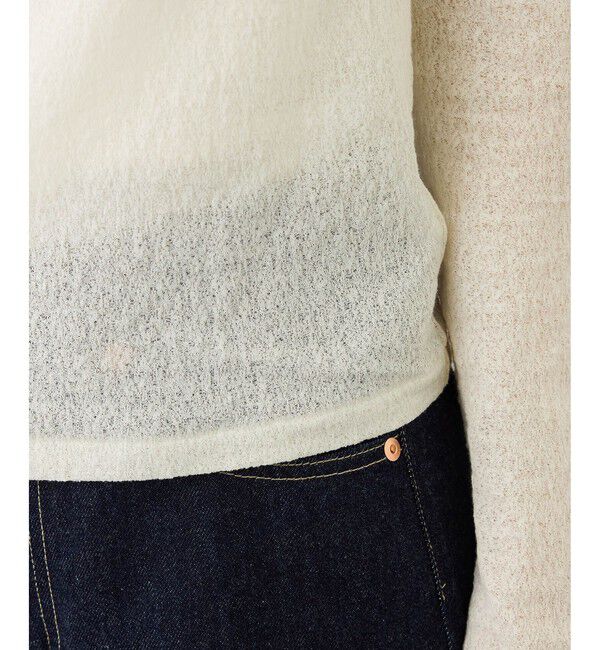 ROPE「コットンシアーロングスリーブカットソー/イージーケア」|Tシャツ・カットソー|