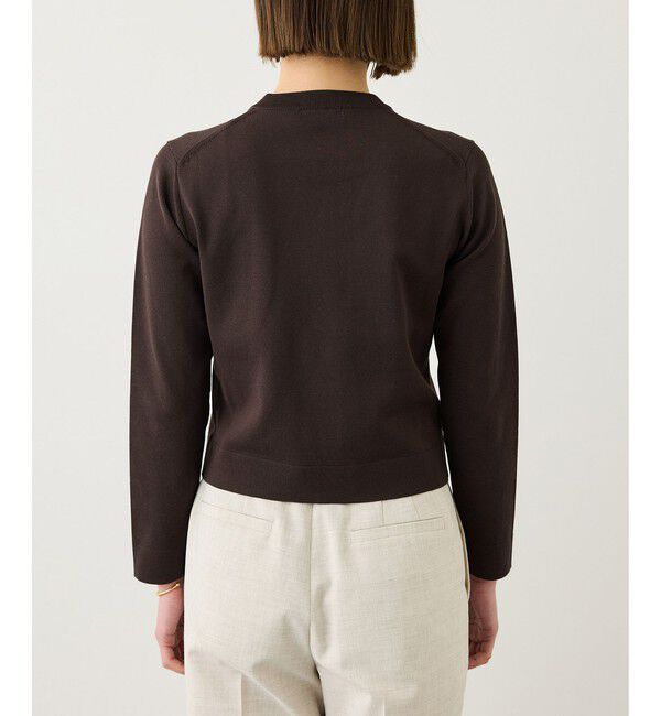 ROPE「ポケットディテールコンパクトカーディガン/イージーケア」|カーディガン|