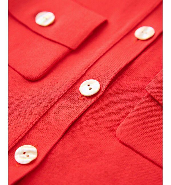 ROPE「ポケットディテールコンパクトカーディガン/イージーケア」|カーディガン|