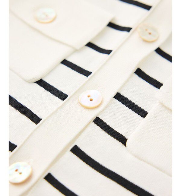 ROPE「ポケットディテールコンパクトカーディガン/イージーケア」|カーディガン|