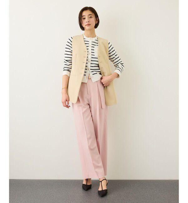 ROPE「ポケットディテールコンパクトカーディガン/イージーケア」|カーディガン|