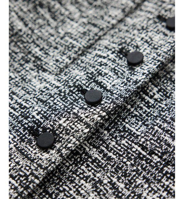 ROPE「ツイードノーカラージャケット」|ノーカラージャケット|