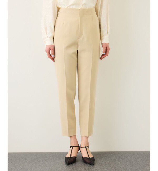 ROPE「ダブルクロスストレッチペンシルパンツ/接触冷感・イージーケア・セットアップ対応」|チノ|