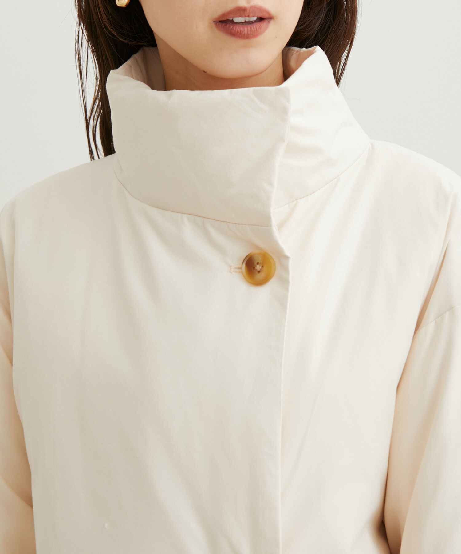 VIS「【保温機能綿】スタンドカラーパデットコート」|その他|