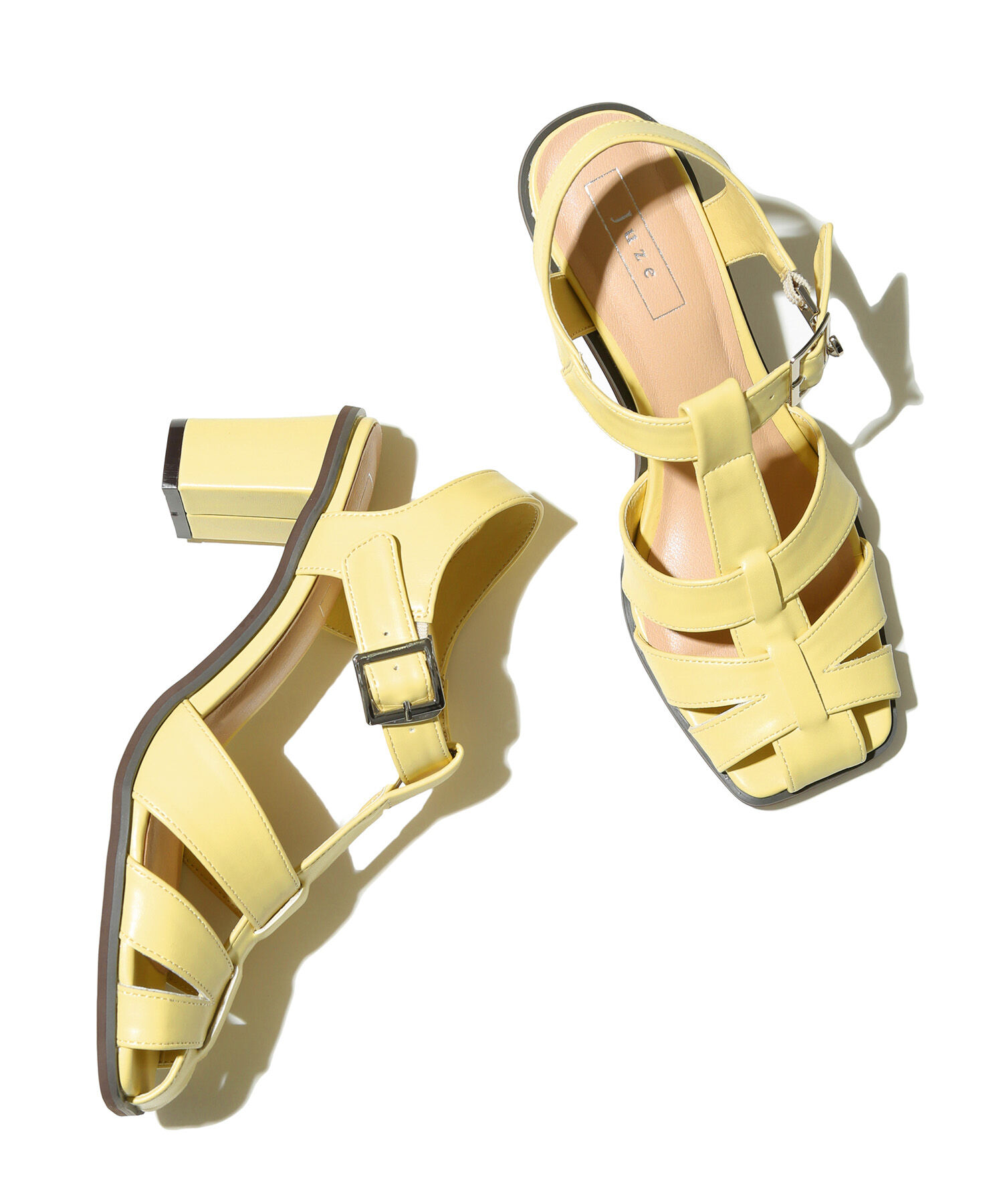 Juze「スクエアトゥヒールグルカサンダル」|サンダル|