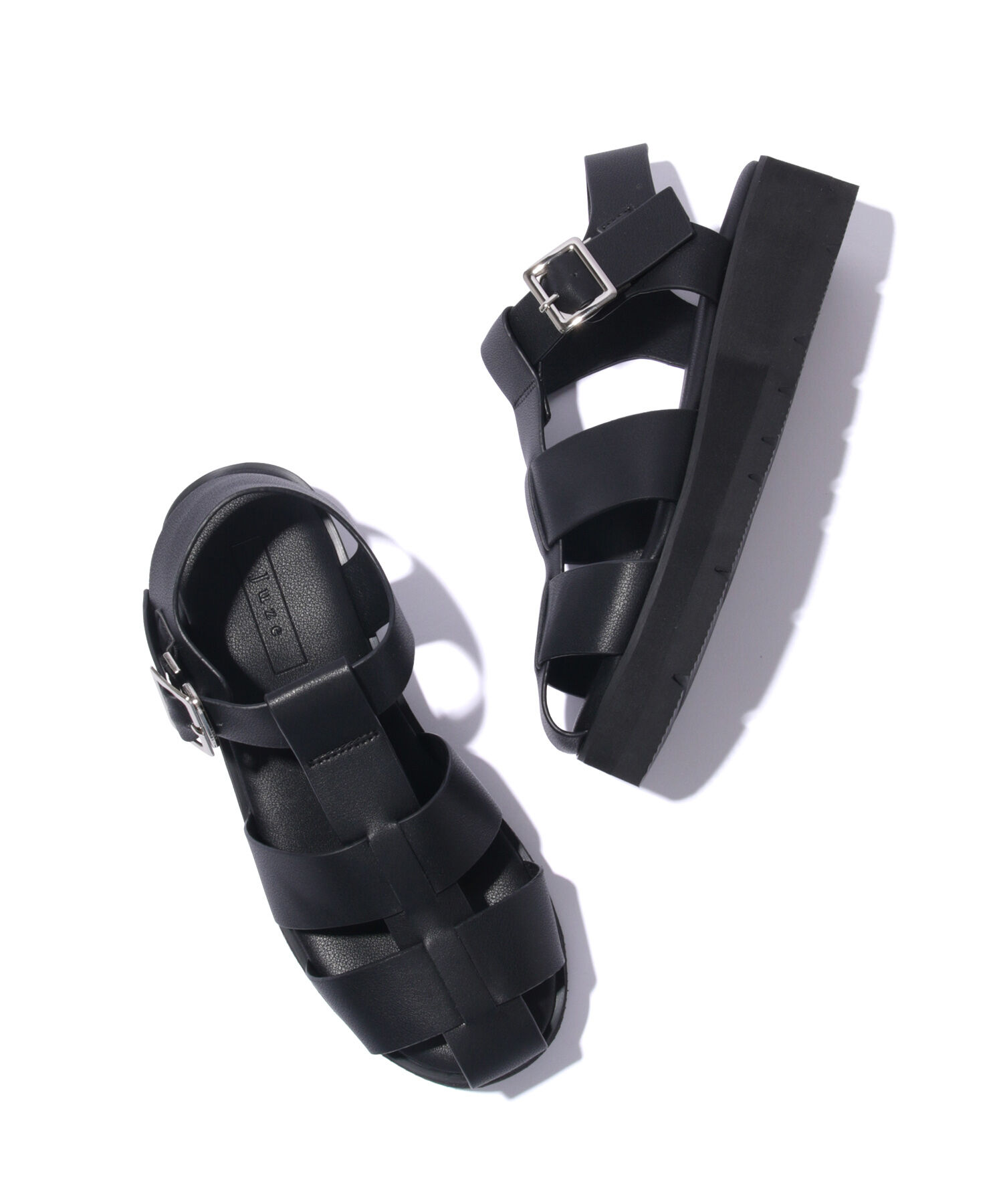 Juze「【軽量】ボリュームソールソフトグルカサンダル」|サンダル|