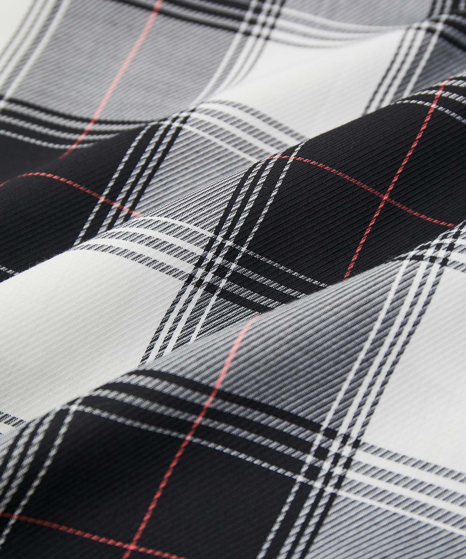 VIS「【洗える】先染めチェックハイウエストフレアスカート」|スカート|