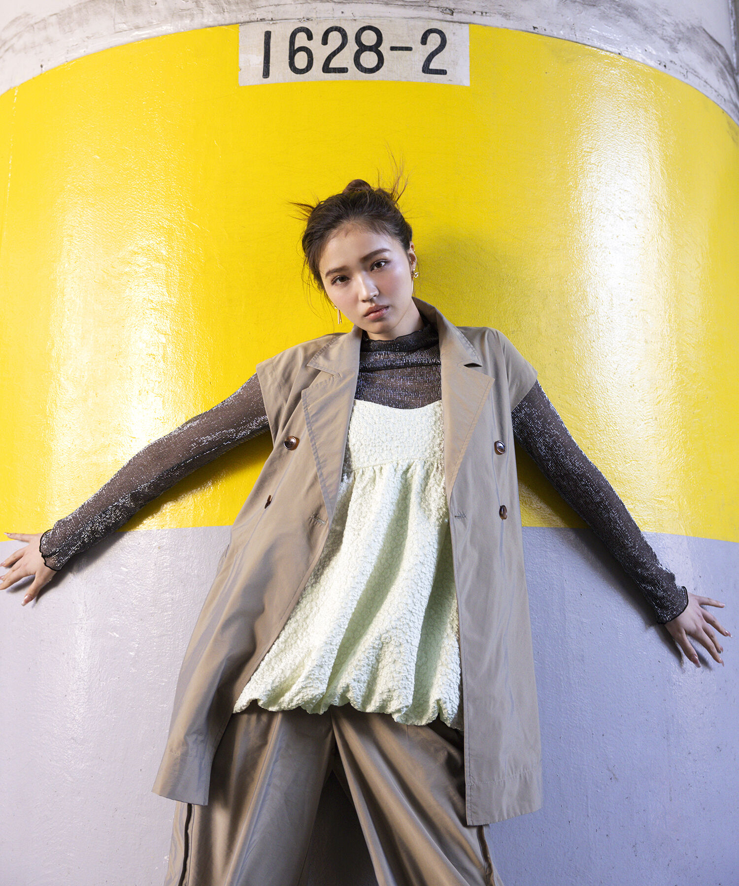 VIS「ジャガードバルーンリボンキャミソール」|キャミソール|