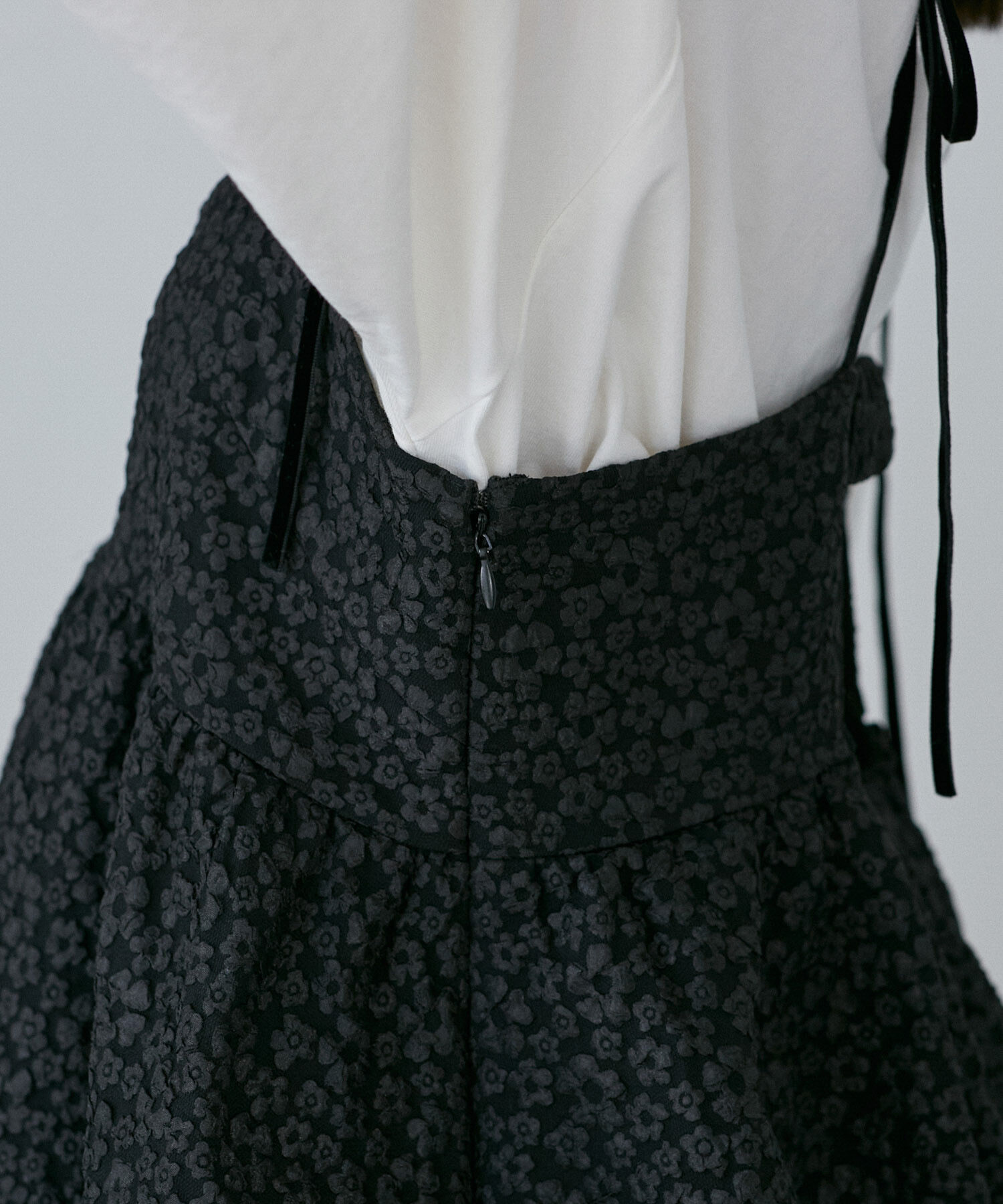 VIS「ジャガードバルーンリボンキャミソール」|キャミソール|