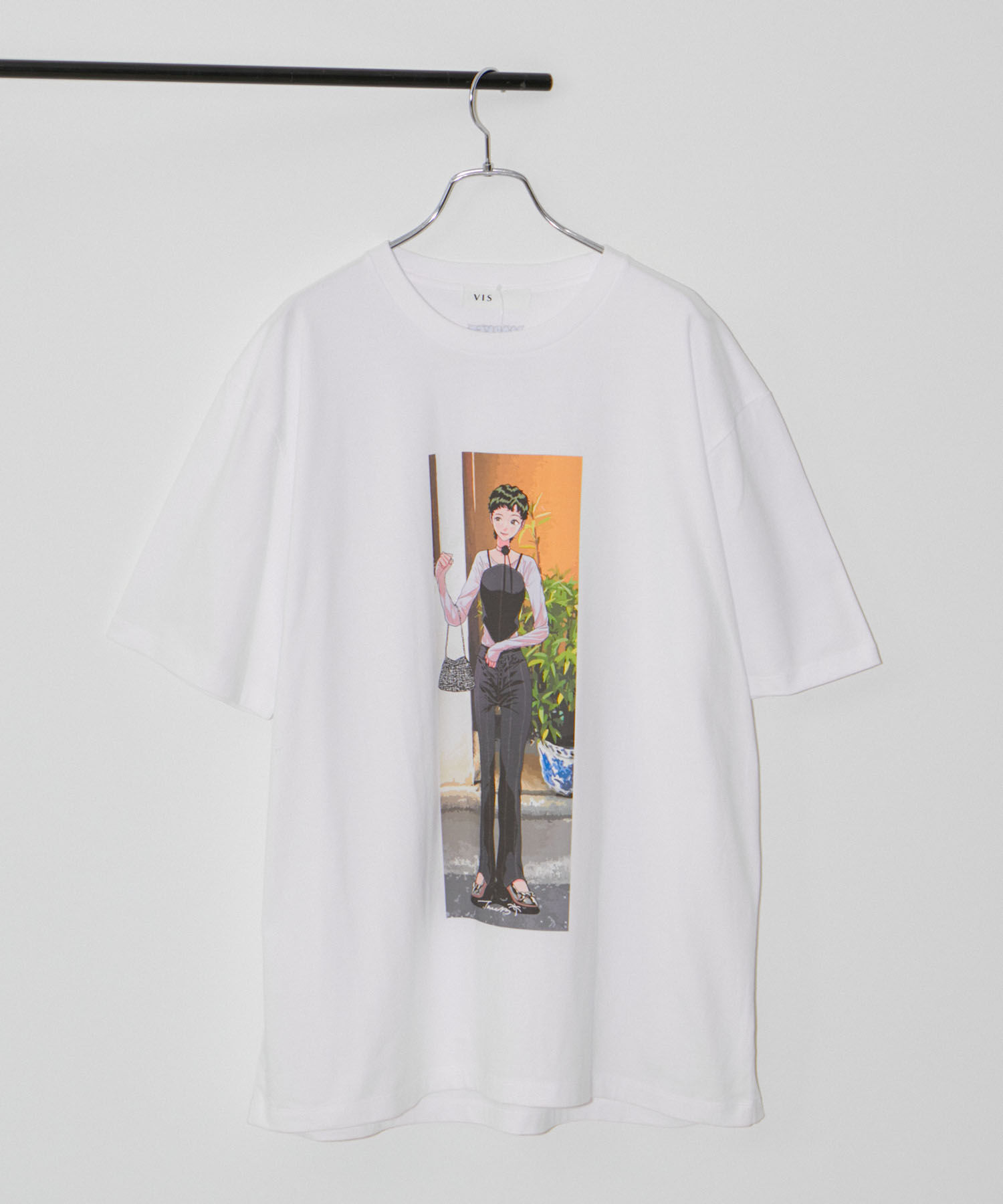 VIS「【tree13】アソートプリントTシャツ【洗える】」|Tシャツ・カットソー|ホワイト系(12)