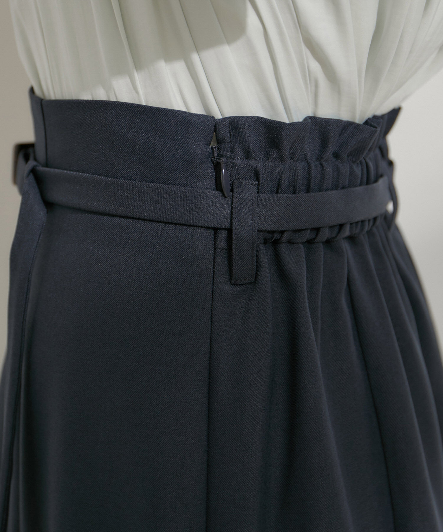 VIS「【洗える】共布ベルト付マーメイドスカート」|スカート|