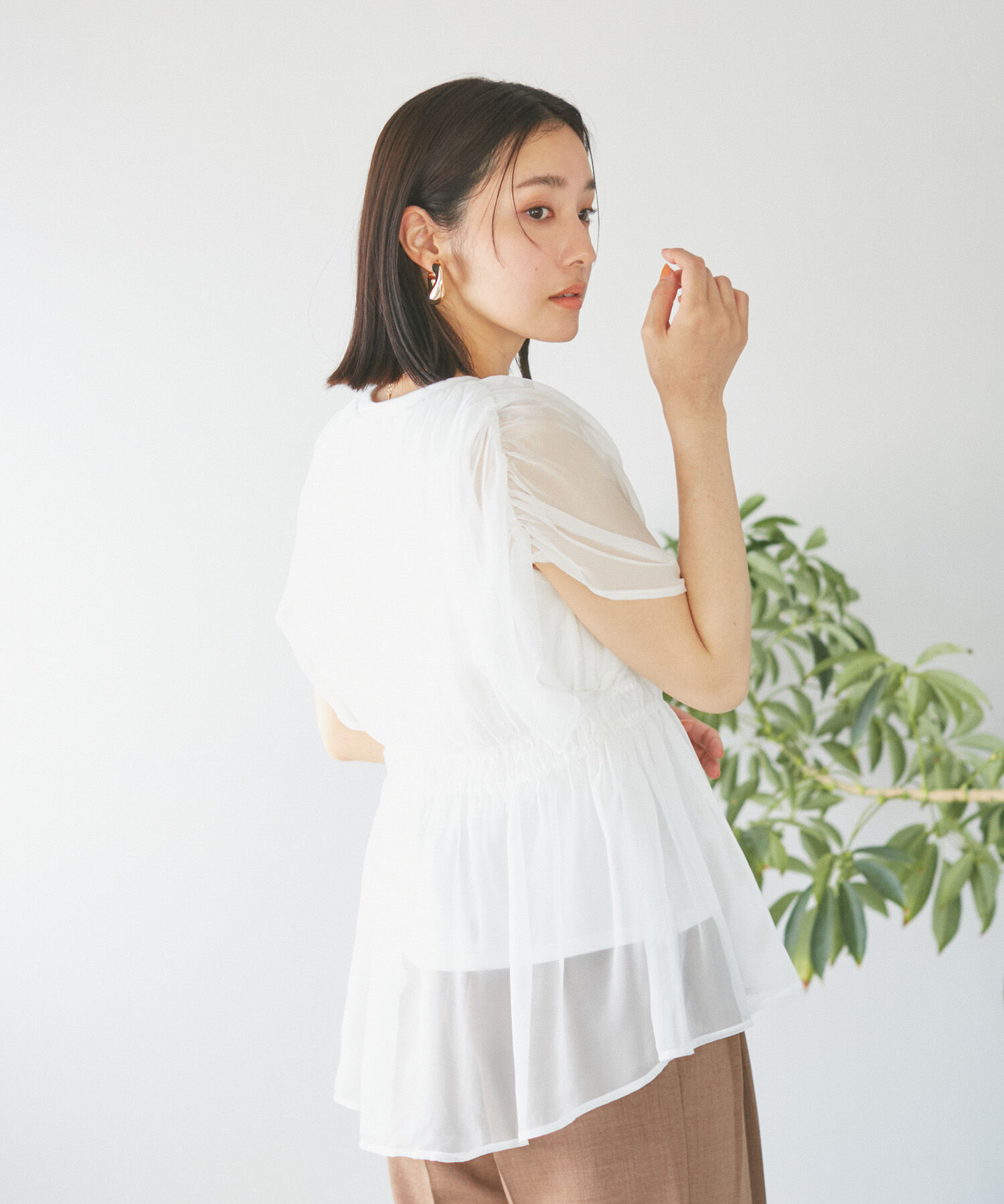 VIS「【洗える】シアードッキングプルオーバー」|Tシャツ・カットソー|