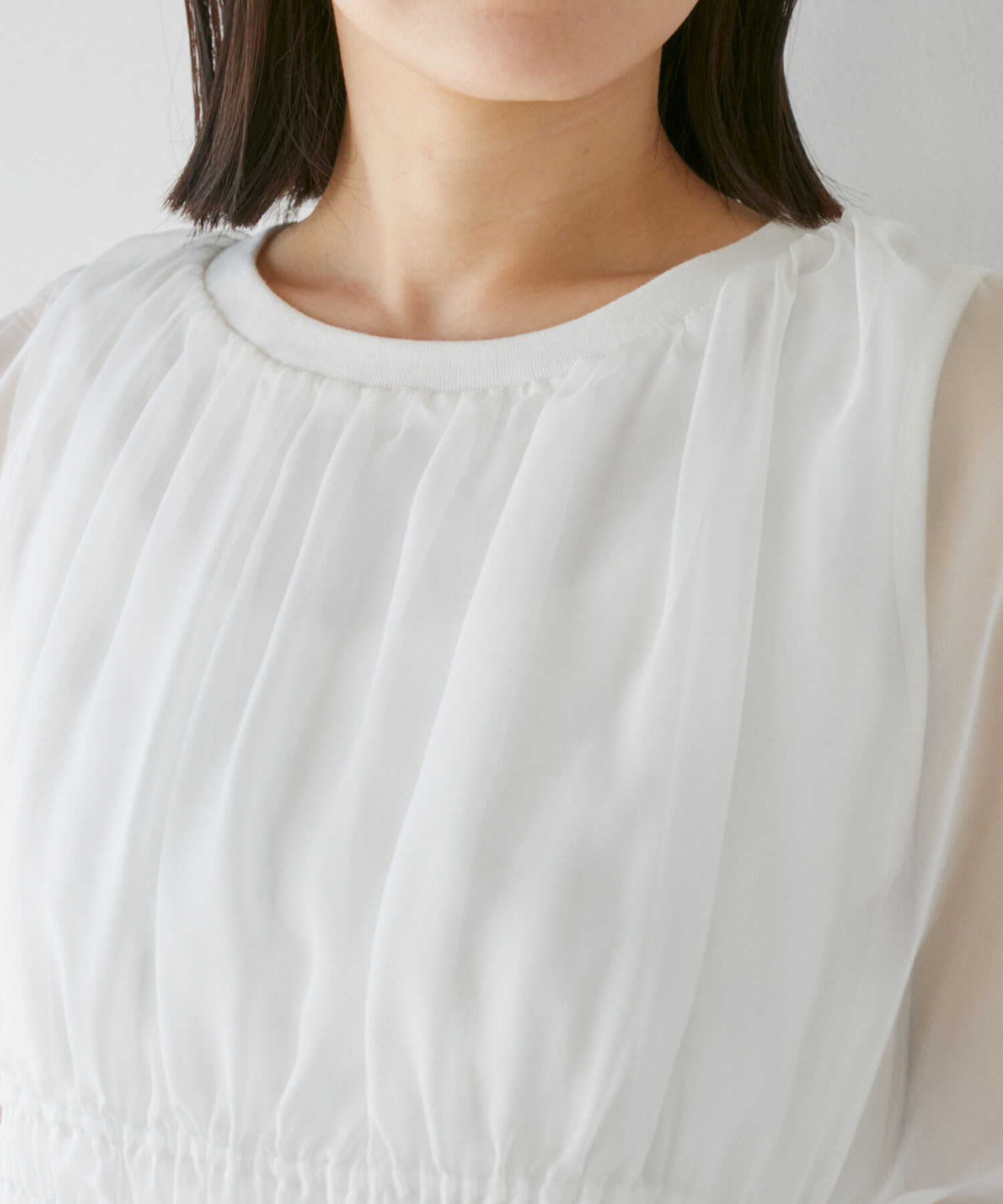 VIS「【洗える】シアードッキングプルオーバー」|Tシャツ・カットソー|