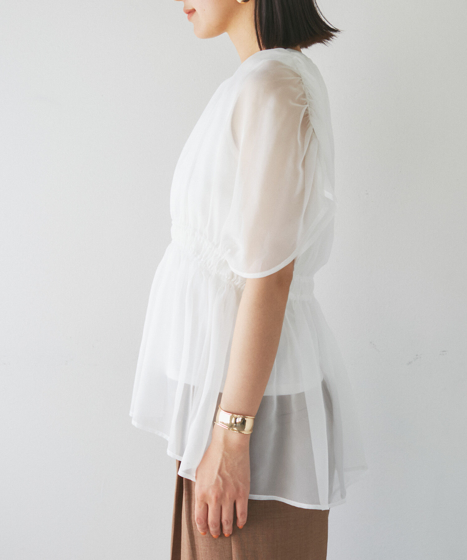 VIS「【洗える】シアードッキングプルオーバー」|Tシャツ・カットソー|