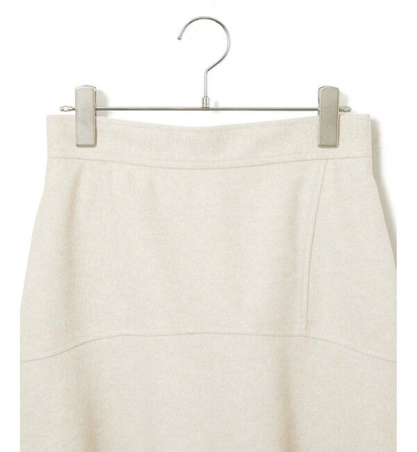 VIS「【洗える】ジャージメルトンニーレングスセミフレアスカート」|スカート|