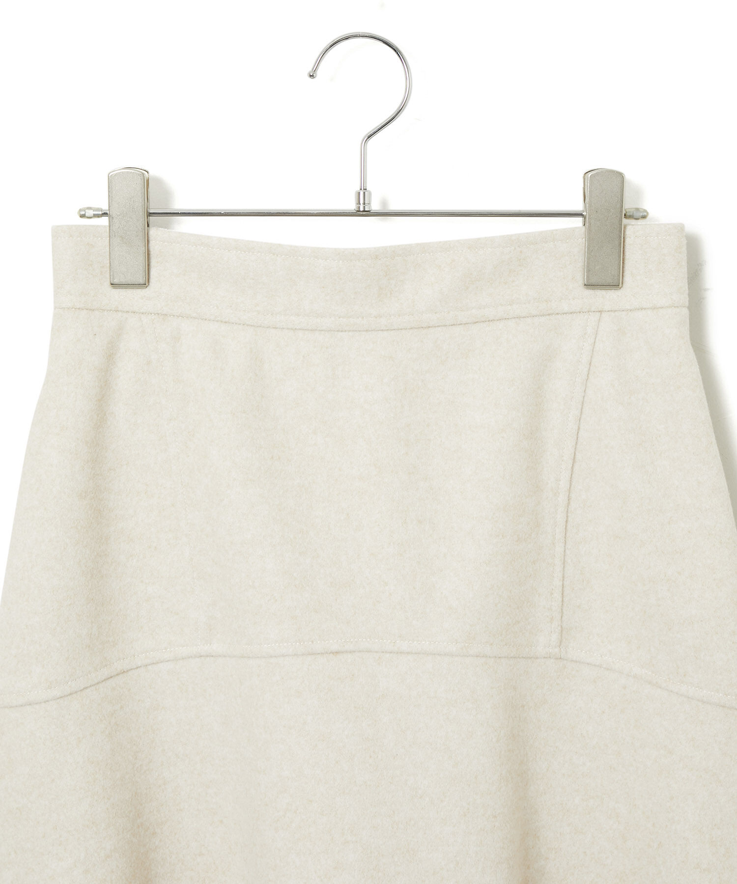 VIS「【洗える】ジャージメルトンニーレングスセミフレアスカート」|スカート|