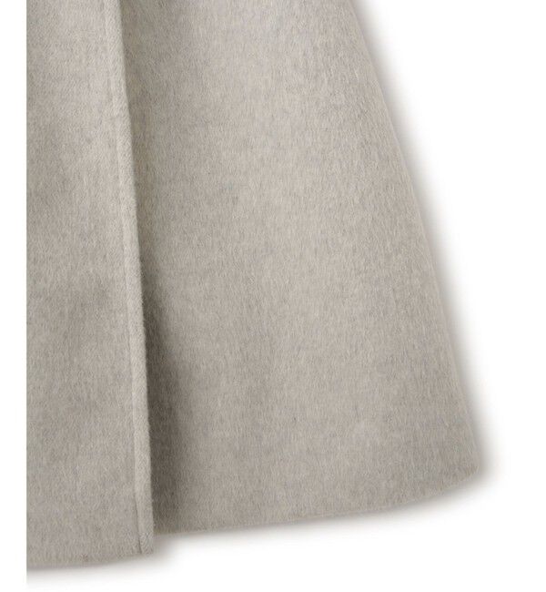 VIS「【2WAY】シャギーロングコート」|ステンカラーコート|