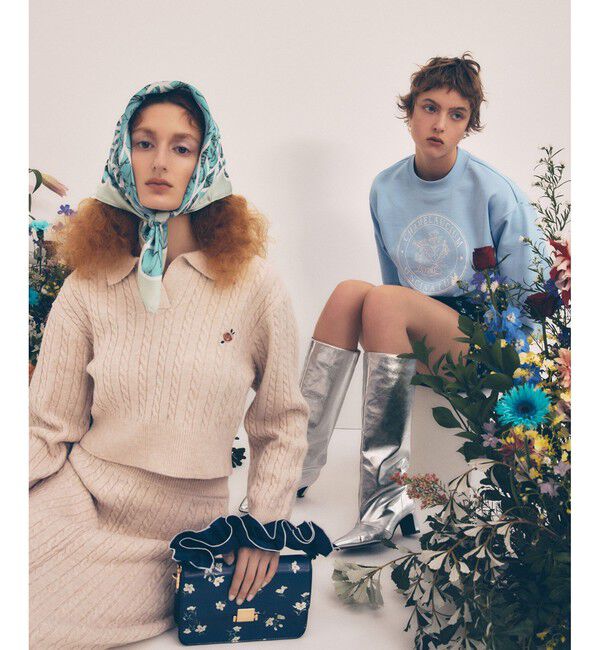 VIS「【DILIGENCE PARLOUR】VIS別注モデルフラワーロゴスウェット【セットアップ対応】」|スウェット・ジャージ|