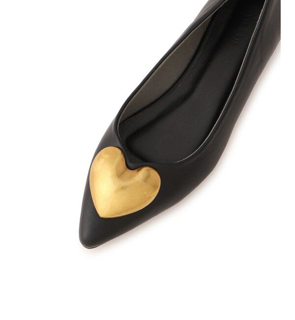 VIS「メタルハートパンプス」|バレエシューズ|