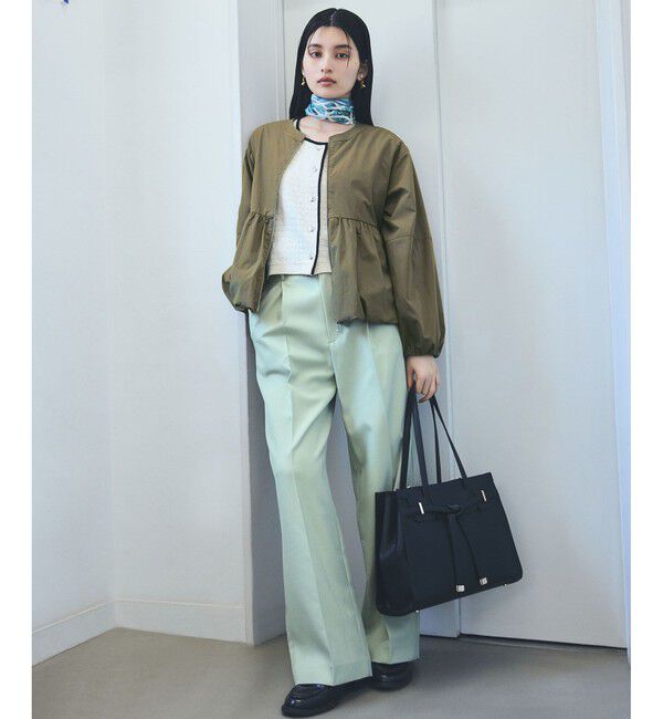 VIS「オーガンジーメタルボタンニットカーディガン」|カーディガン|