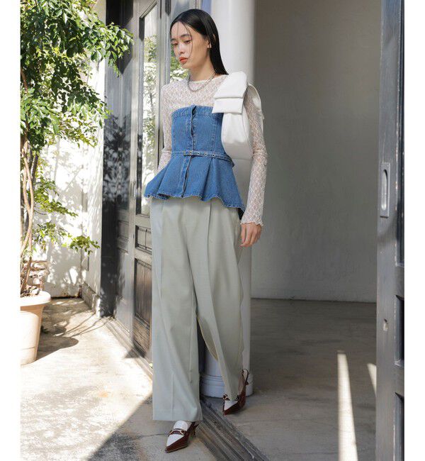 VIS「ビッグリボンハンドルバッグ」|ハンドバッグ|