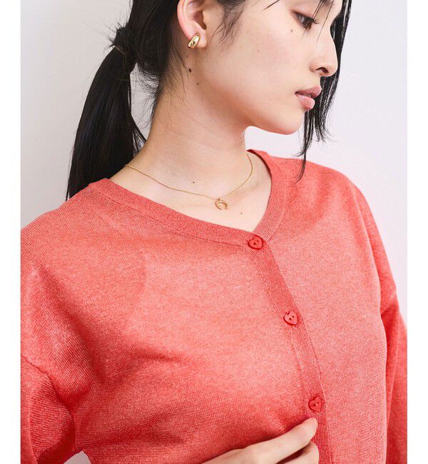 VIS「【前後2WAY】ハート釦シアーカーディガン」|カーディガン|