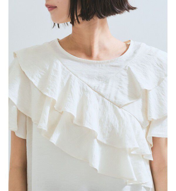 VIS「フリルティアードブラウス」|シャツ・ブラウス|