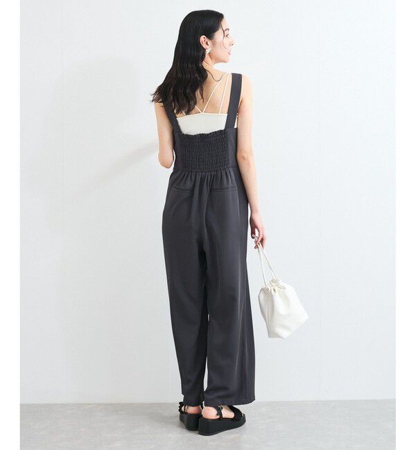 VIS「フロントタックデザインサロペット/オールインワン」|オールインワン|