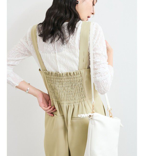 VIS「フロントタックデザインサロペット/オールインワン」|オールインワン|