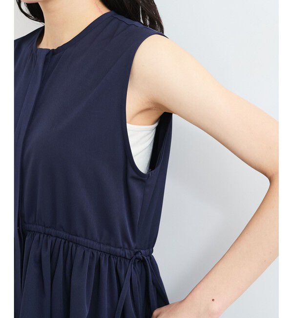 VIS「【WEB限定】ギャザーペプラムブラウス」|シャツ・ブラウス|