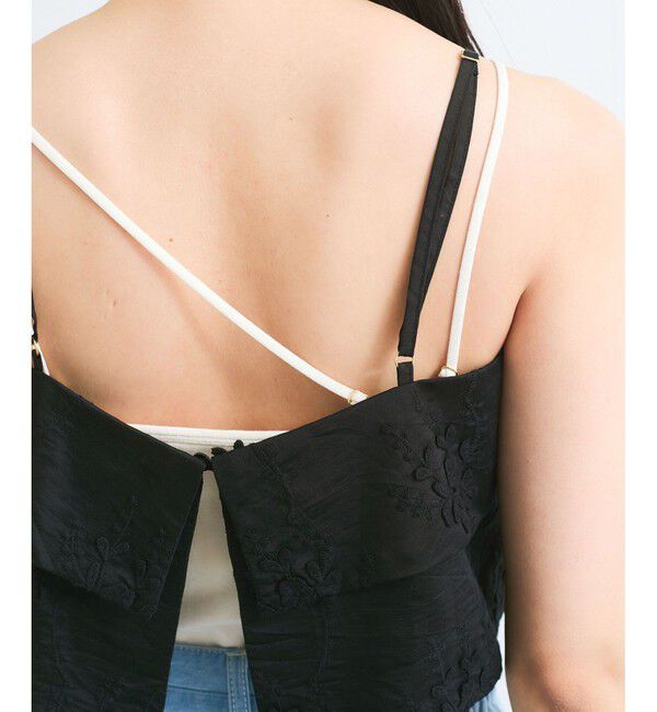 VIS「立体フラワービスチェ」|キャミソール|