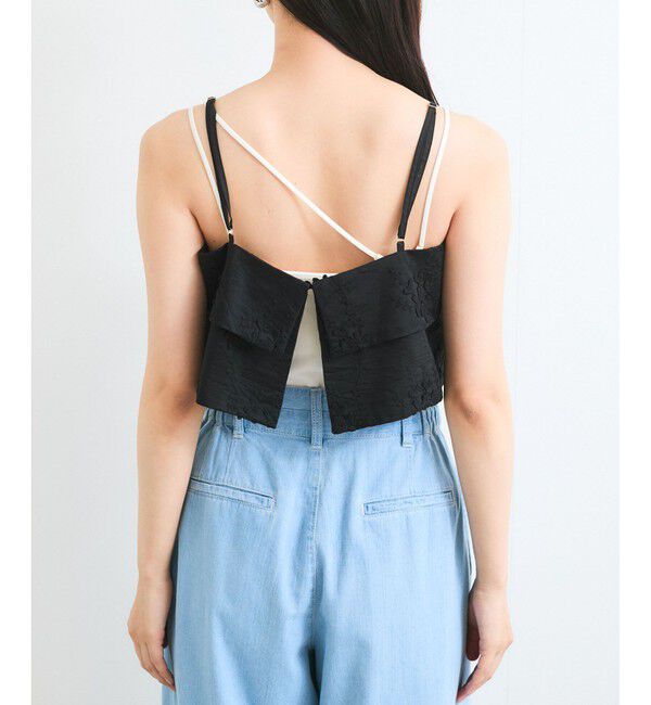 VIS「立体フラワービスチェ」|キャミソール|