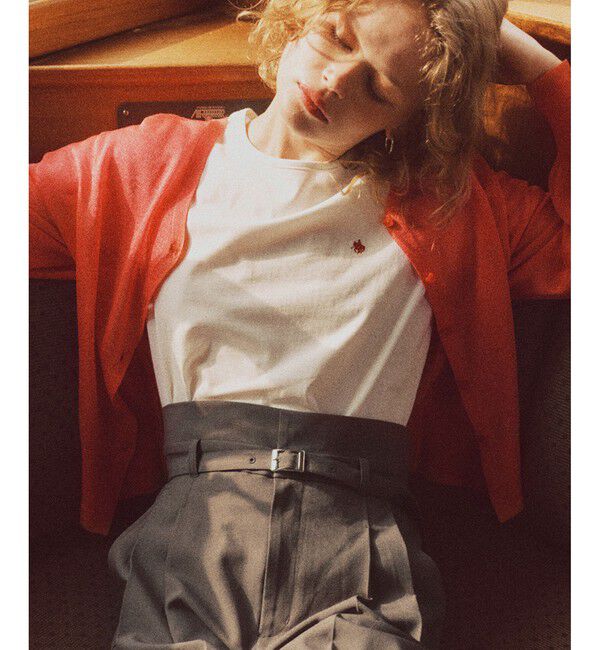 VIS「【POLO BCS】VIS別注コンパクトモチーフTシャツ」|Tシャツ・カットソー|ホワイト系(11)