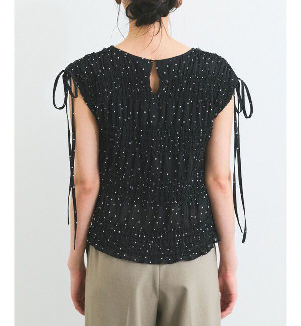 VIS「プリーツシアーシャーリングブラウス」|シャツ・ブラウス|