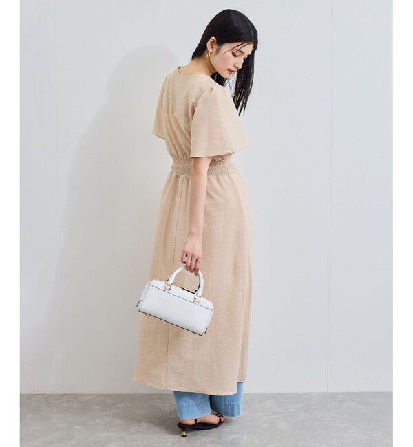 VIS「フレアスリーブサッカーワンピース」|ワンピース|