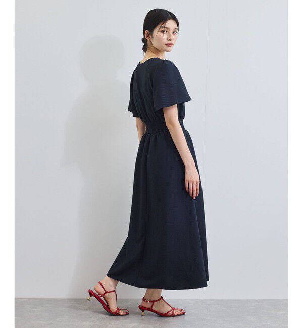 VIS「フレアスリーブサッカーワンピース」|ワンピース|