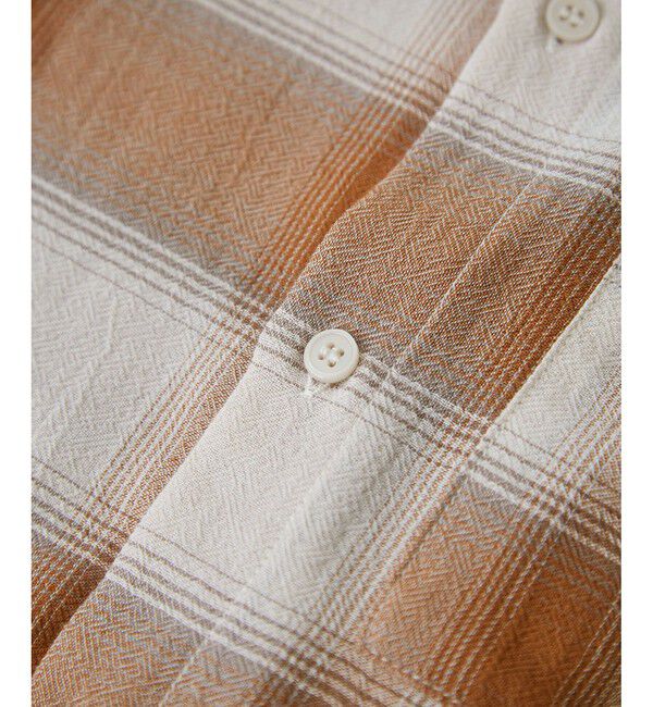 VIS「オンブレチェックオーバーシャツ」|シャツ・ブラウス|