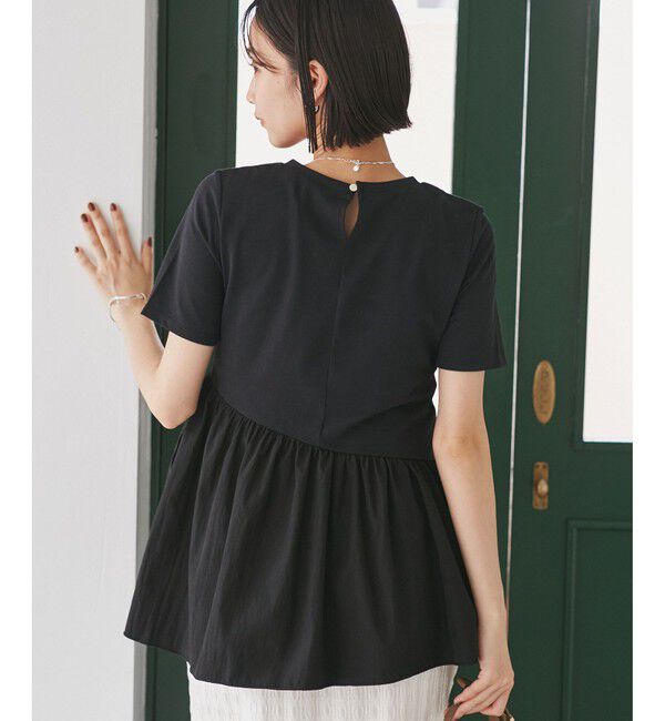 VIS「ペプラムドッキングプルオーバー」|Tシャツ・カットソー|