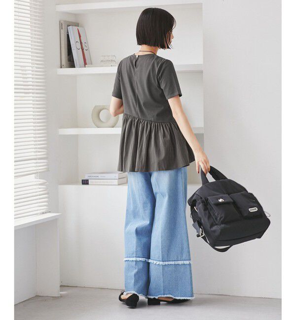 VIS「ペプラムドッキングプルオーバー」|Tシャツ・カットソー|