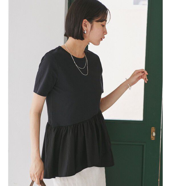 VIS「ペプラムドッキングプルオーバー」|Tシャツ・カットソー|