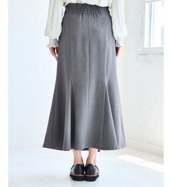 VIS「【美easy】ウーリッシュマーメイドスカート【セットアップ対応/洗える】」|スカート|