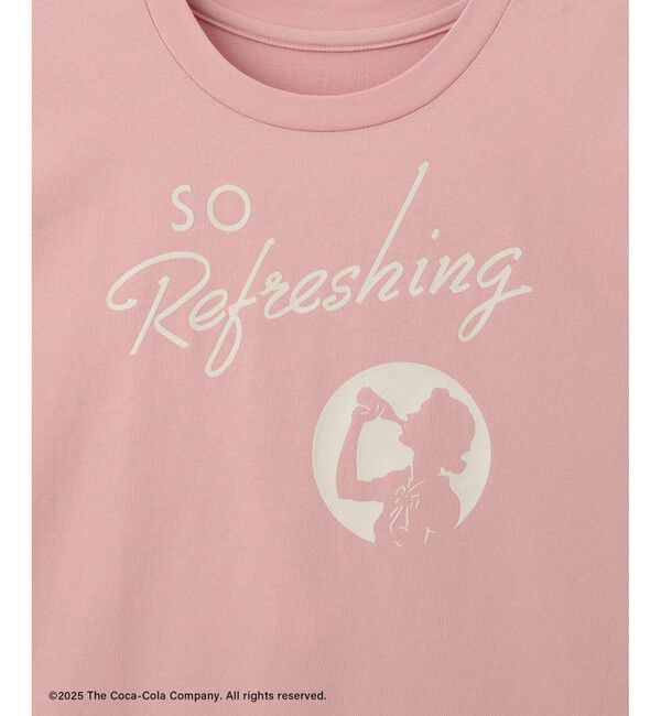 VIS「【Coca-Cola】VIS別注ロゴプリントフレンチTシャツ」|Tシャツ・カットソー|