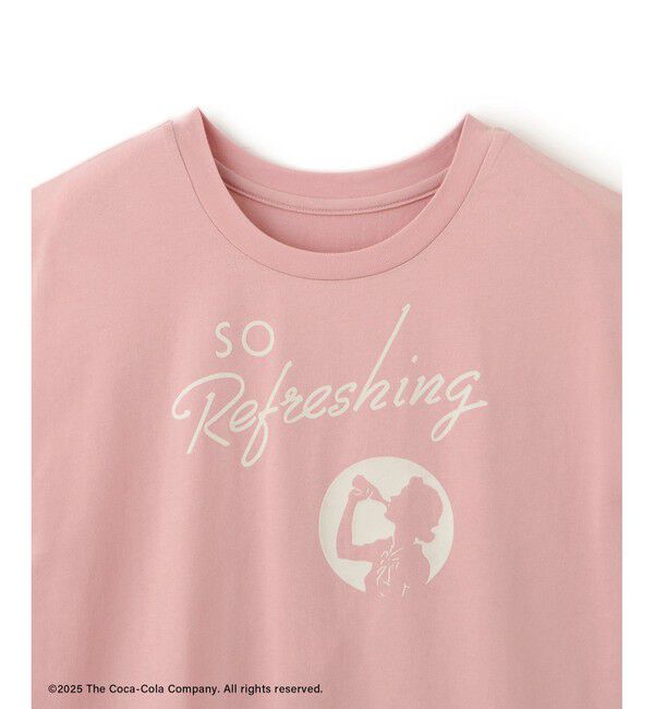 VIS「【Coca-Cola】VIS別注ロゴプリントフレンチTシャツ」|Tシャツ・カットソー|