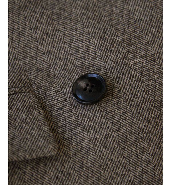 VIS「ヘリンボーンツイードベルテッドジャケット/セットアップ対応」|テーラードジャケット|